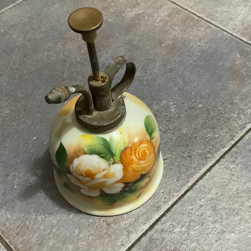 Floral Ceramic Plant Mister 1974 made in Japan - Picture 2 of 10